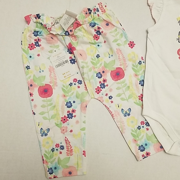 🦄NWT🦄 Gymboree Easter Baby Set in 6-12MO - Picture 2 of 8